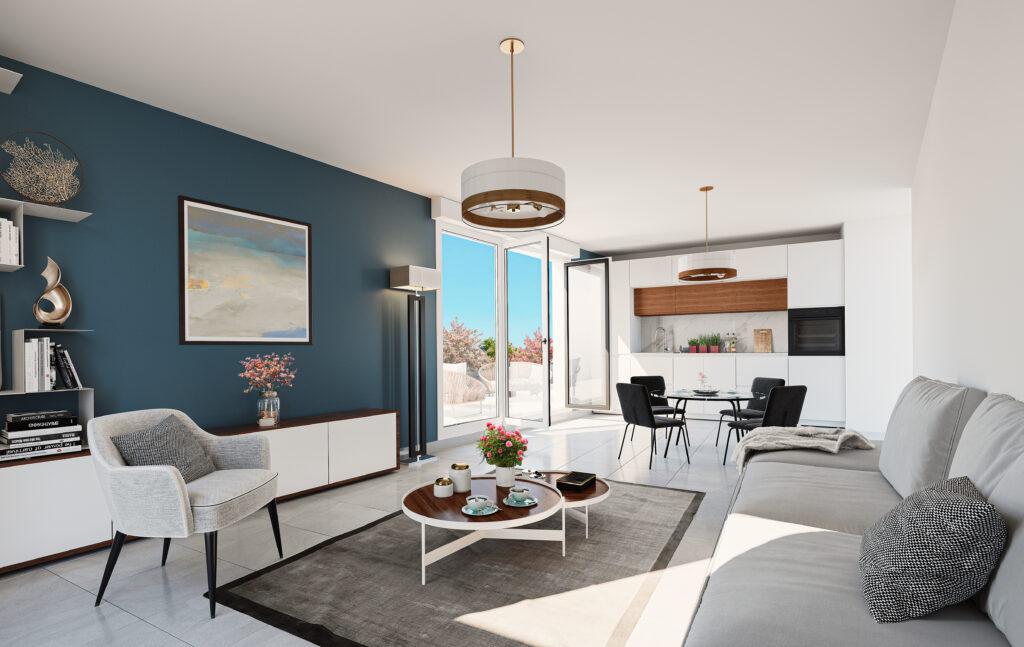 Appartement neuf 2 pièces 40 m²