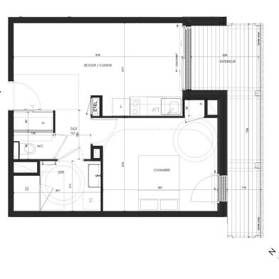 Appartement 2 pièces 250000 €