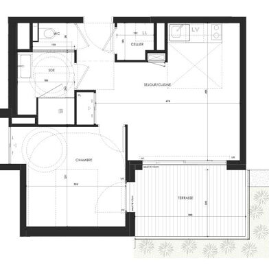 Appartement 2 pièces 250000 €