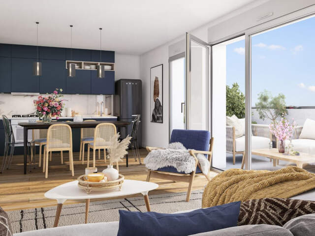 RENNES - Quartier Landry - Appartement T3 avec balcon et parking — photo du bien