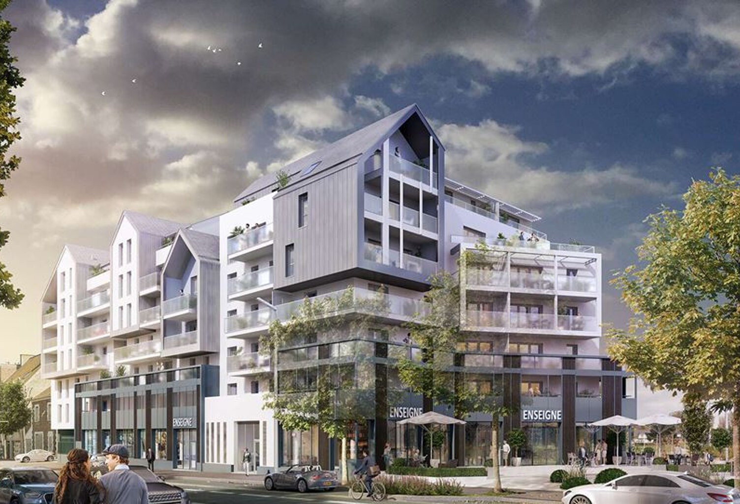 Saint-Malo - quartier Gare - T3 de 59 m2 avec balcon et parking — photo 1