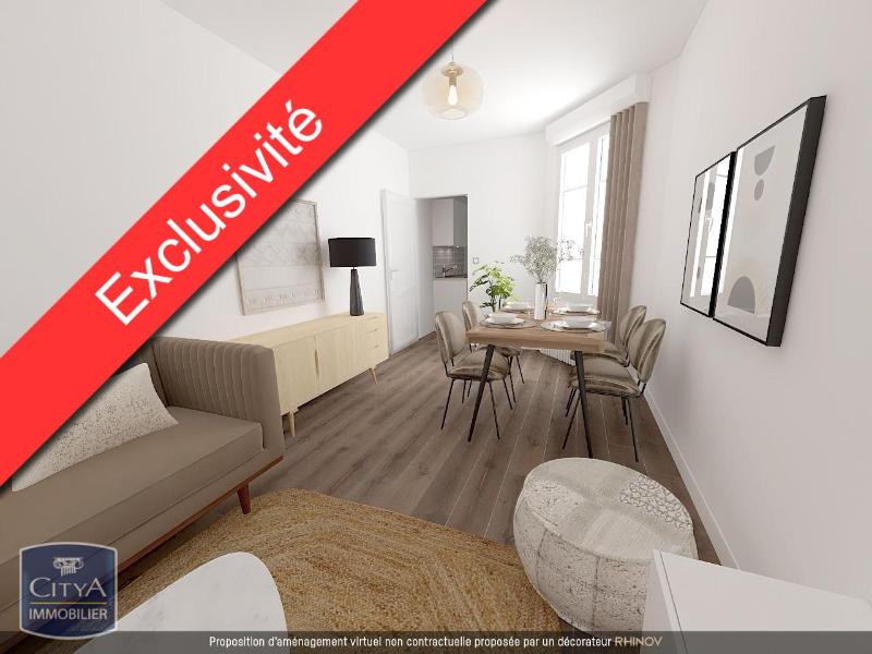 Appartement 3 pièces  à vendre Reims 51100