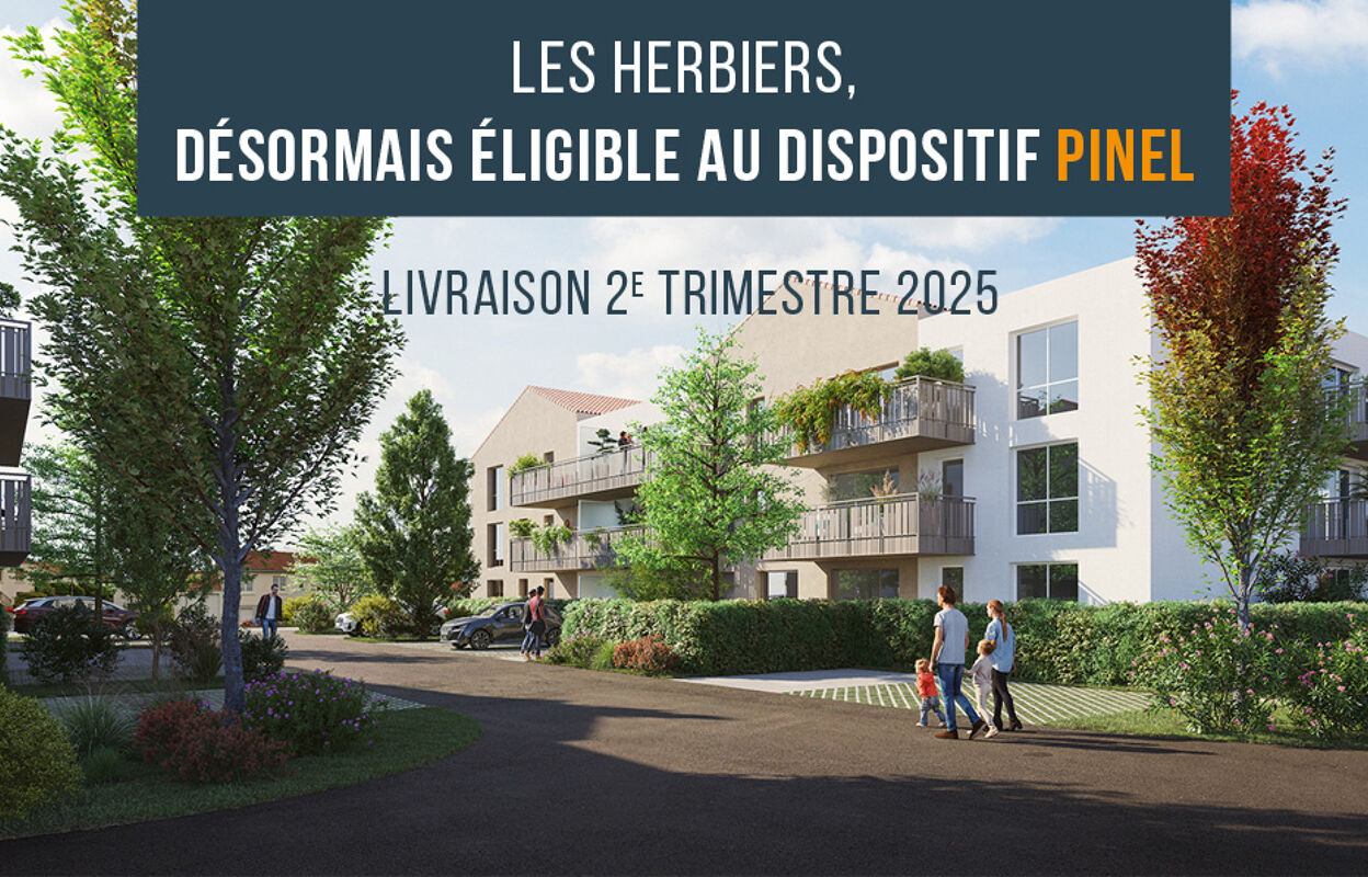 appartement neuf T2, T3, T4 pièces 45 à 81 m2 à vendre à Les Herbiers (85500)