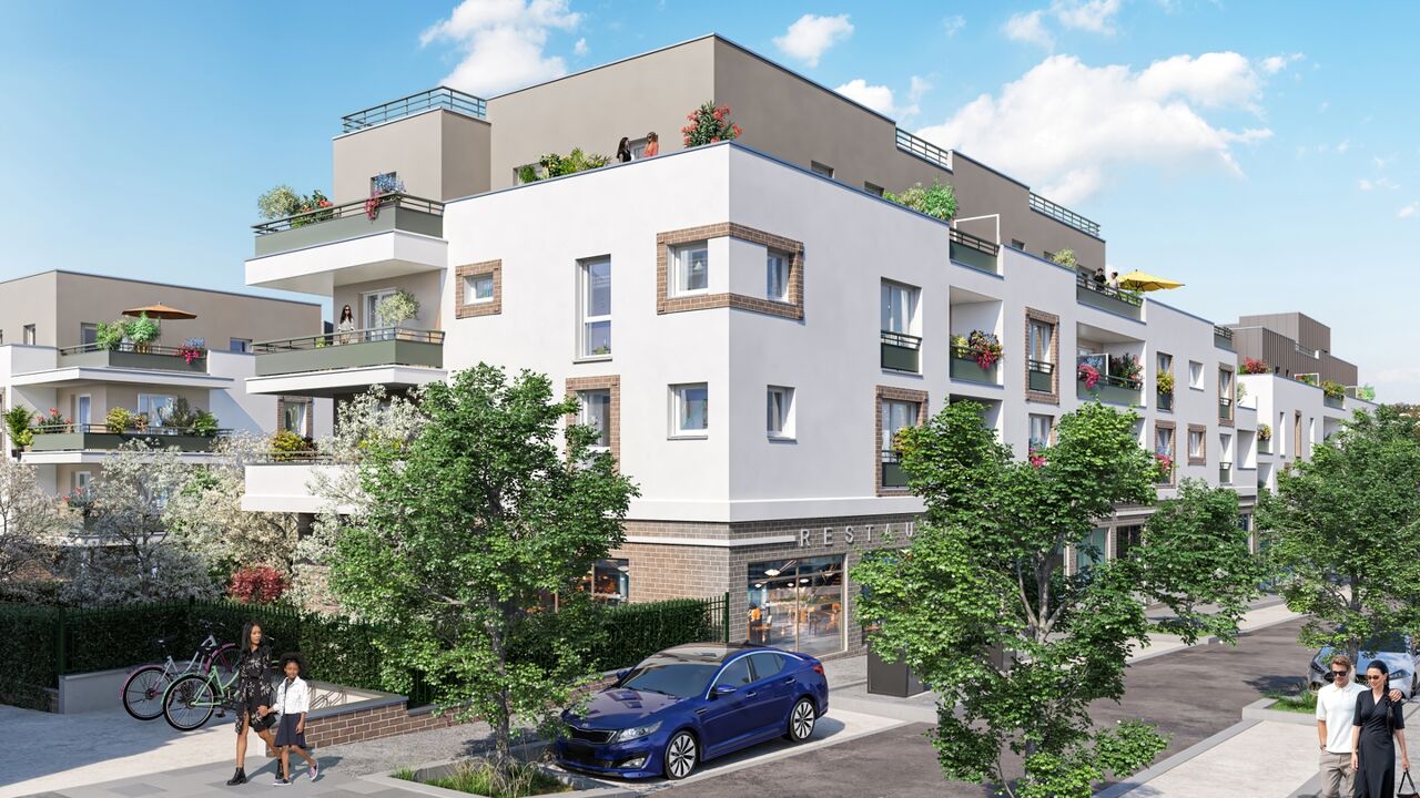 appartement neuf T2, T3, T4, T5 pièces 42 à 95 m2 à vendre à Carrières-sur-Seine (78420)