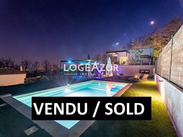 VENTE VILLA CONTEMPORAINE VENCE — photo du bien
