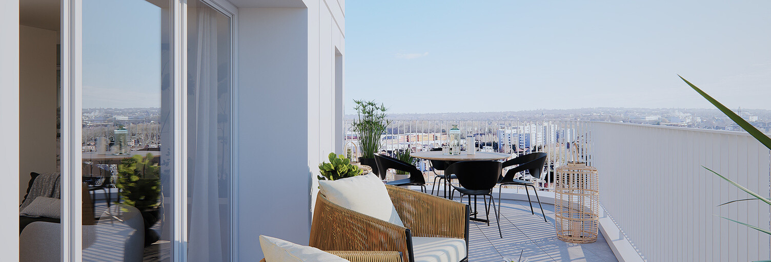 Appartement neuf T2, T3, T4 Pièce 48 à 97 m² à vendre à Wambrechies (59118)