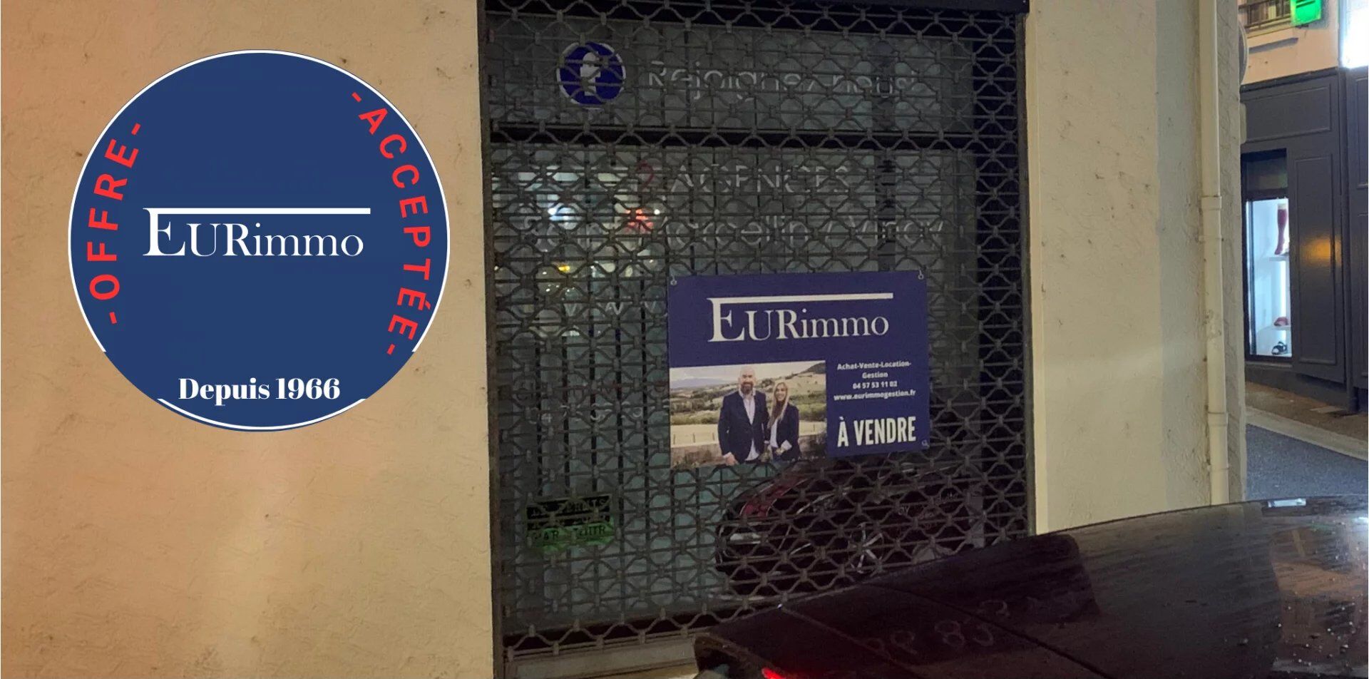 Local commercial  T2 à vendre Vinay 38470