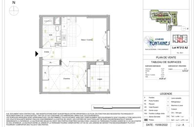 appartement 2 pièces 47 m2 à vendre à Dampmart (77400)