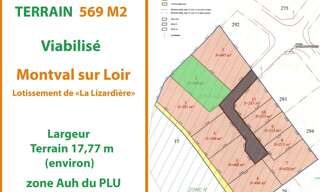 Terrain  569 m² à vendre à Montval-sur-Loir (72500)