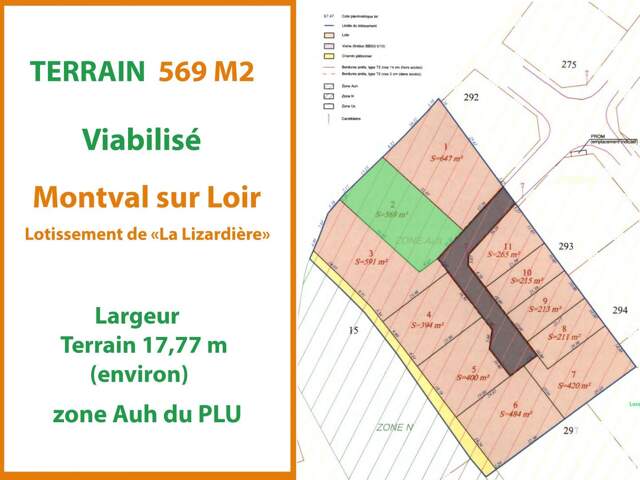 Vente Terrain 569 m&sup2; — photo du bien