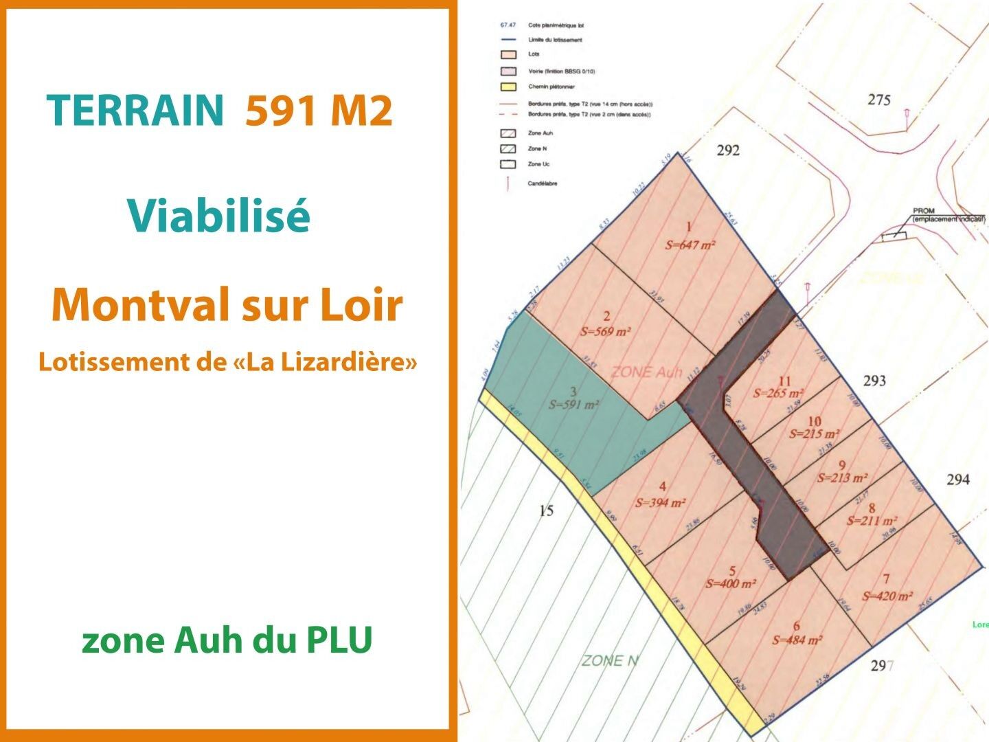 Vouvray-Sur-Loir - 591m²