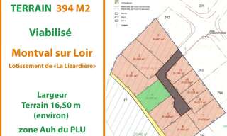 Terrain  394 m² à vendre à Montval-sur-Loir (72500)