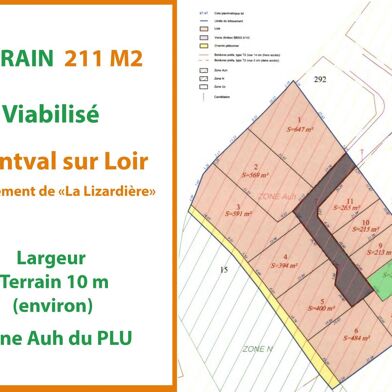 Terrain 211 m²