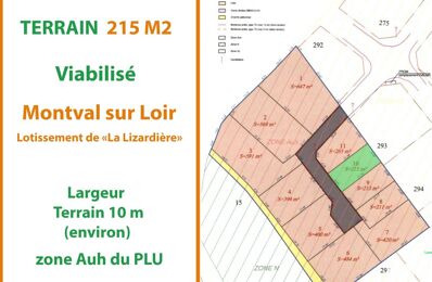 vente terrain 22 350 € à proximité de Chemillé-sur-Dême (37370)