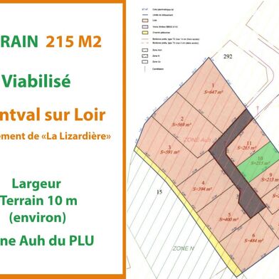 Terrain 215 m²