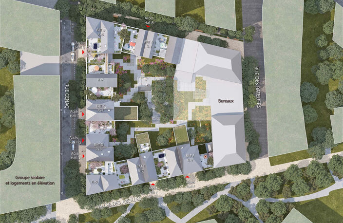 Vente programme neuf T2, T3, T4, T5 47 à 128 m² Bordeaux (33000) — photo 4