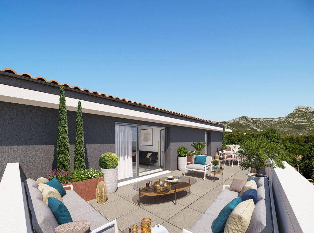 Appartement neuf 3 pièces 58 m² Aubagne 13400