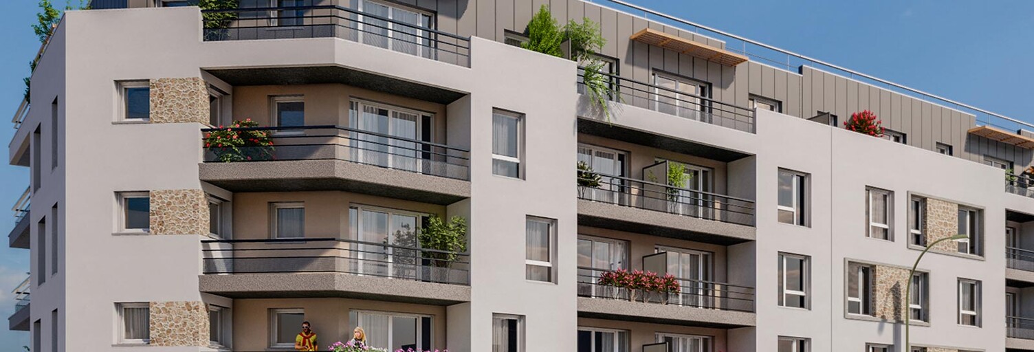Appartement neuf T1, T2, T3 Pièce 35 à 65 m² à vendre à Meaux (77100)