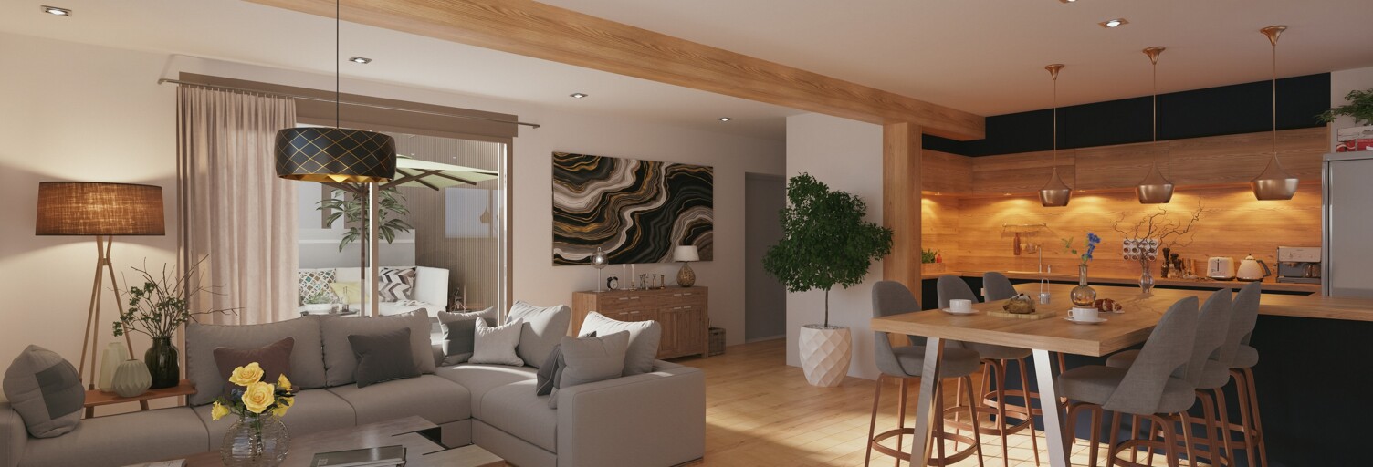Appartement neuf T3, T5 Pièce 61 à 125 m² à vendre à Décines-Charpieu (69150)