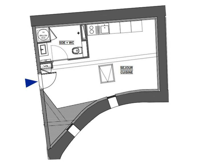 Appartement 1 pièce 25 m² — photo 1