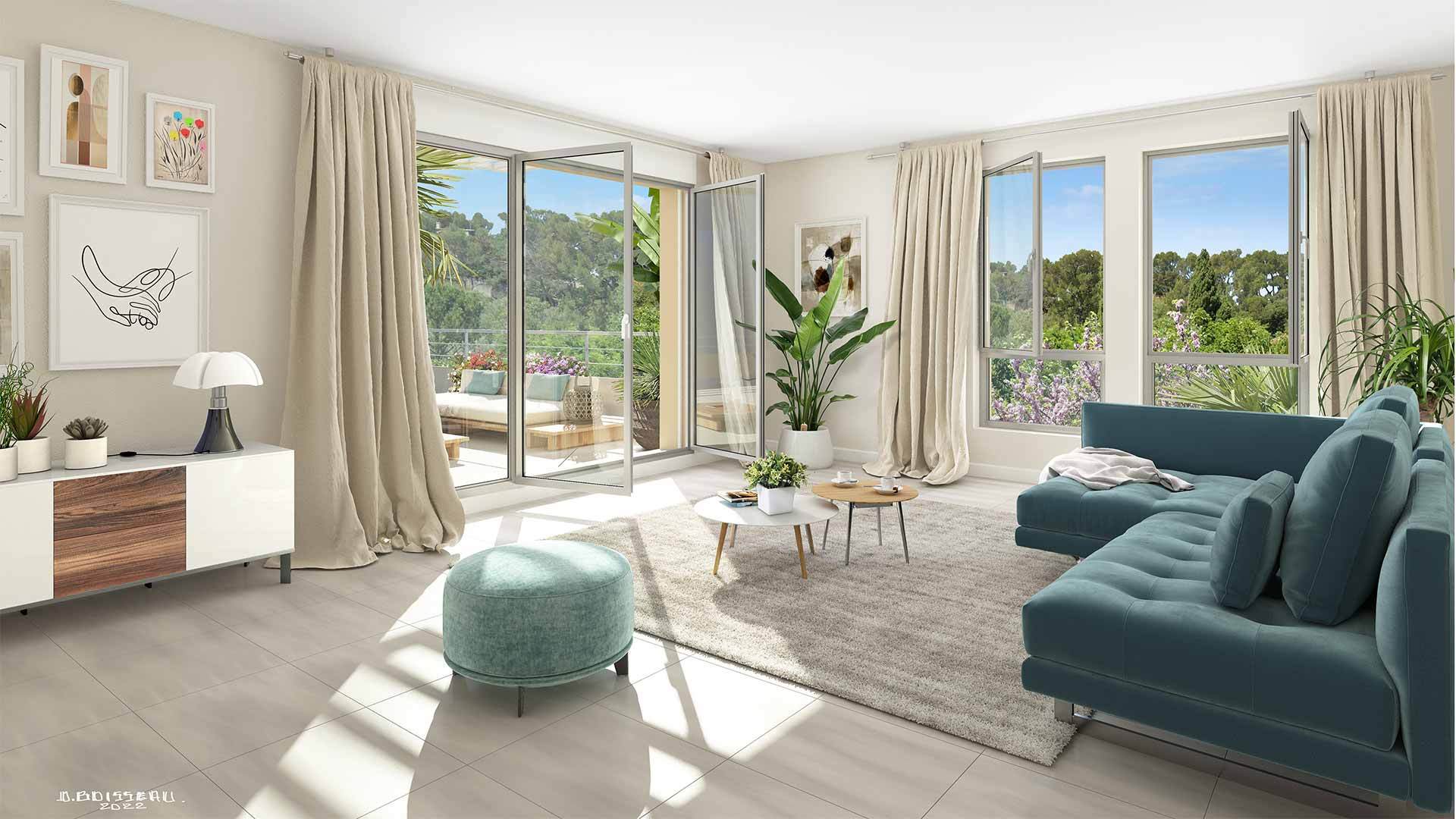 Appartement neuf 3 pièces 59 m²