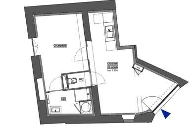 Appartement 2 pièces 80250 €