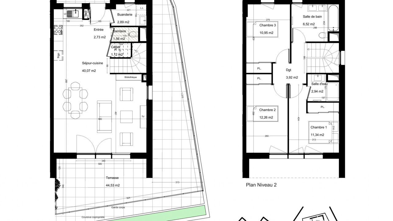 maison 4 pièces 96 m2 à vendre à Roanne (42300)