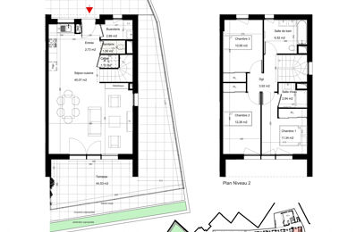 maison 4 pièces 96 m2 à vendre à Roanne (42300)