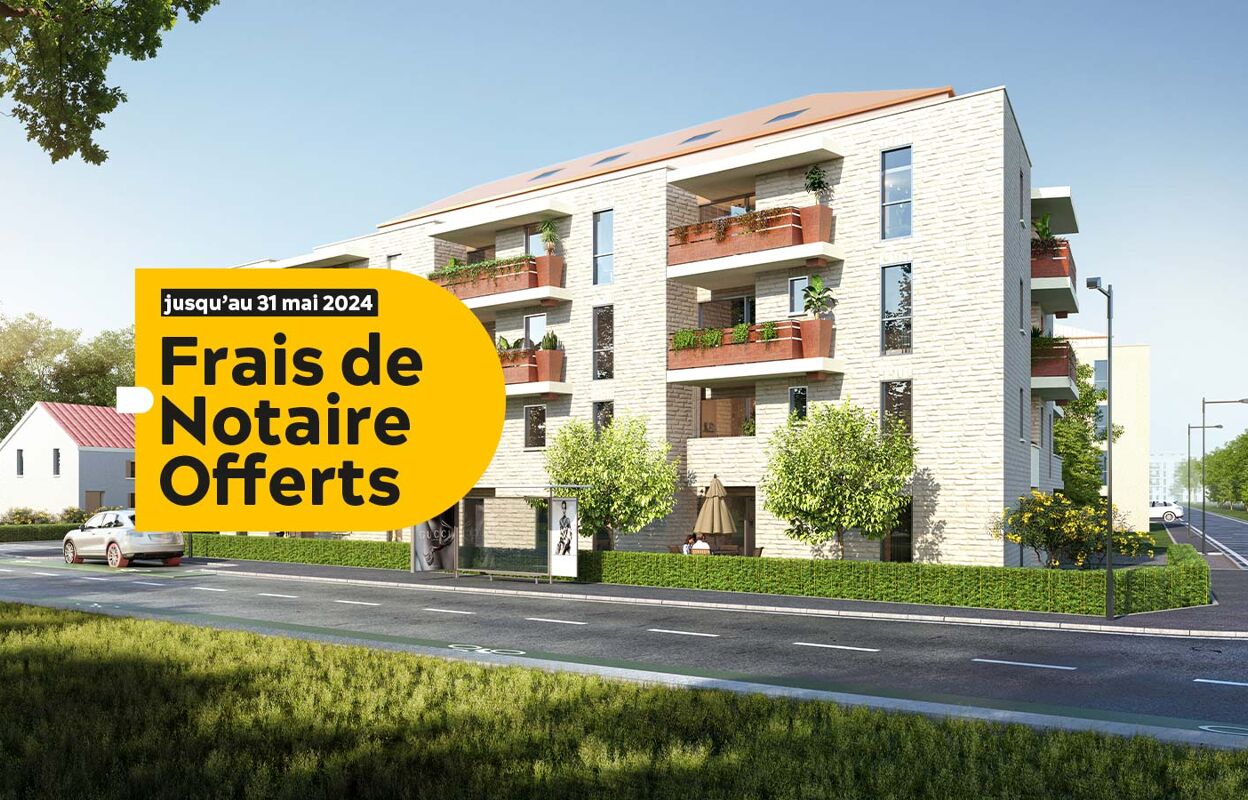 appartement neuf T2, T3, T4 pièces 38 à 82 m2 à vendre à Toulouse (31000)