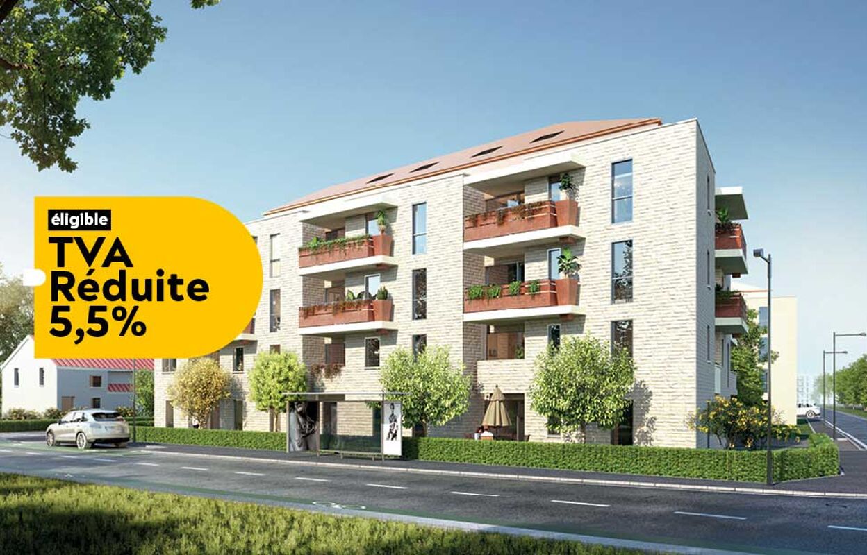 appartement neuf T2, T3, T4 pièces 38 à 82 m2 à vendre à Toulouse (31000)