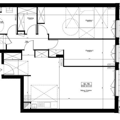 Appartement 3 pièces 414500 €