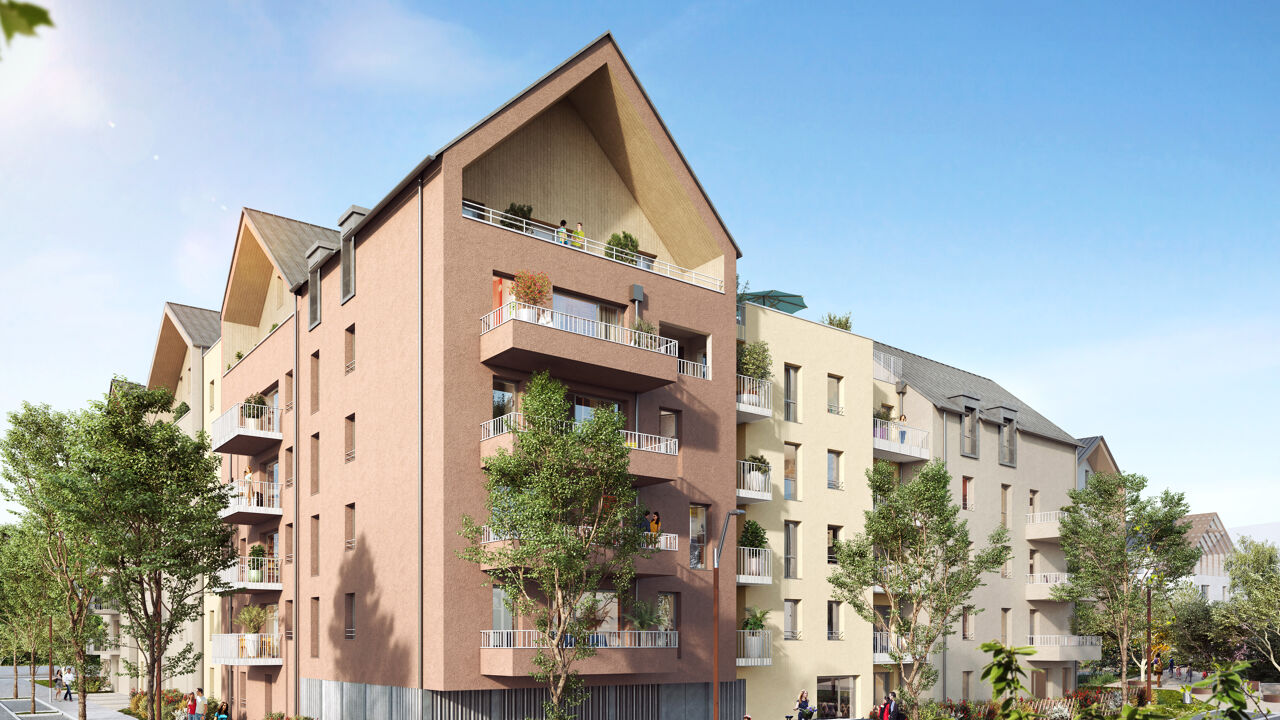 appartement neuf T1, T3, T4 pièces 28 à 96 m2 à vendre à Caen (14000)