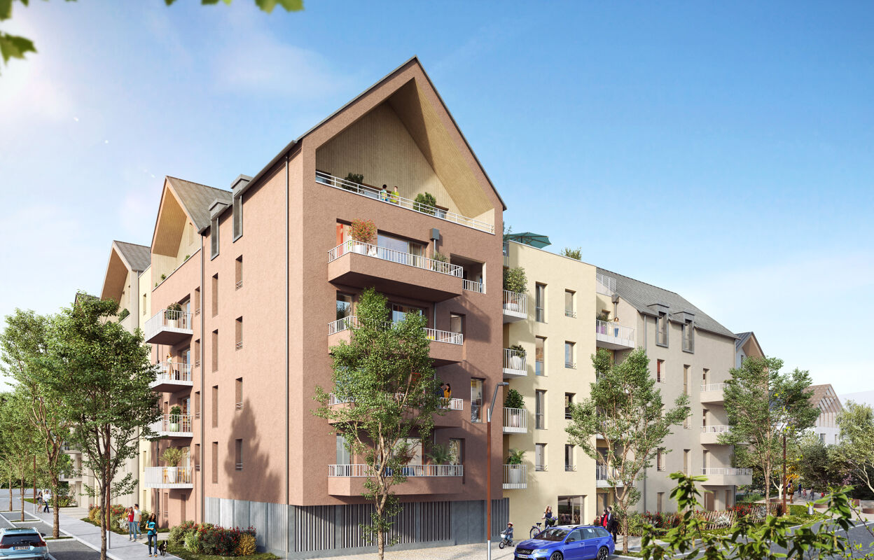 appartement neuf T1, T3, T4 pièces 28 à 96 m2 à vendre à Caen (14000)