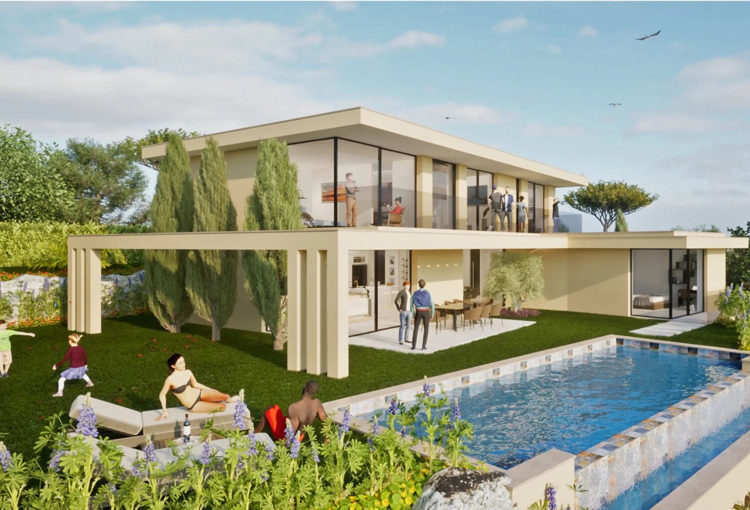 Projet Villa neuve vue mer Les Issambres — photo 1