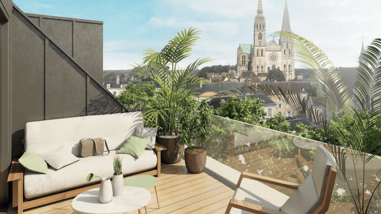 appartement neuf T3, T4 pièces 60 à 83 m2 à vendre à Chartres (28000)