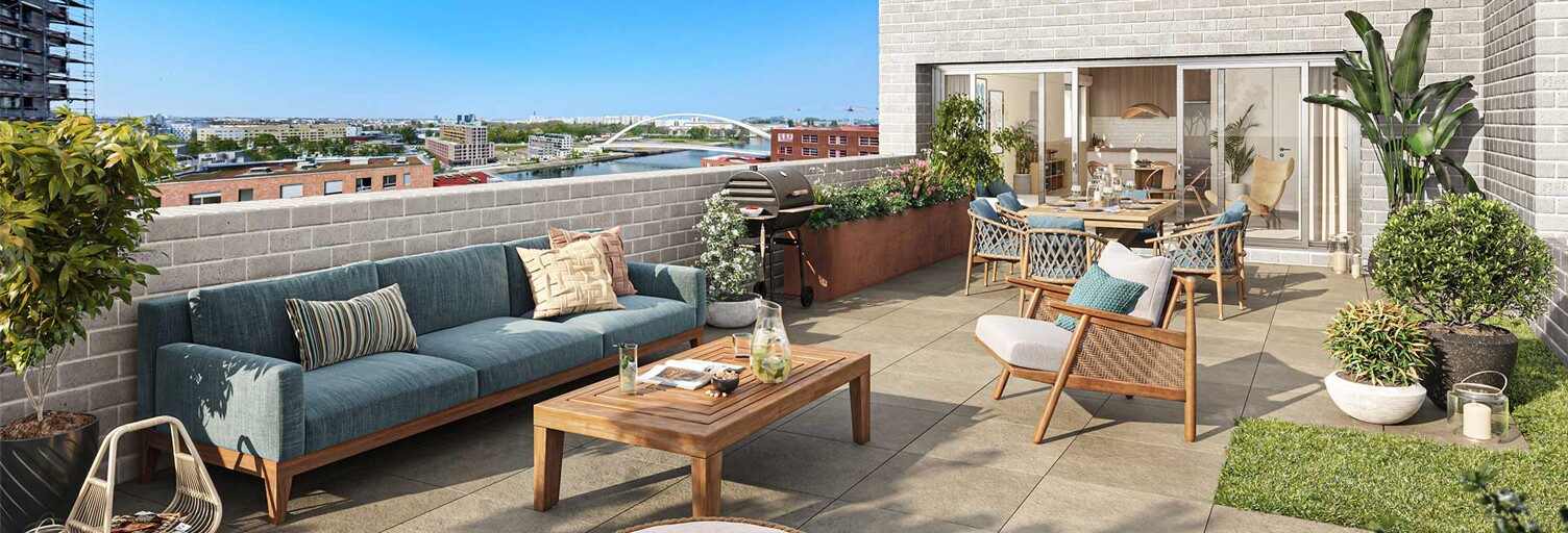 Appartement neuf T1, T3, T4, T5 Pièce 26 à 97 m² à vendre à Strasbourg (67000)