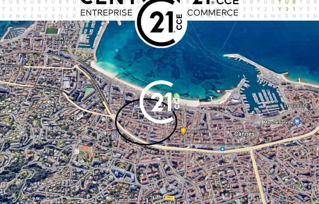 commerce  pièces 75 m2 à vendre à Cannes (06400)