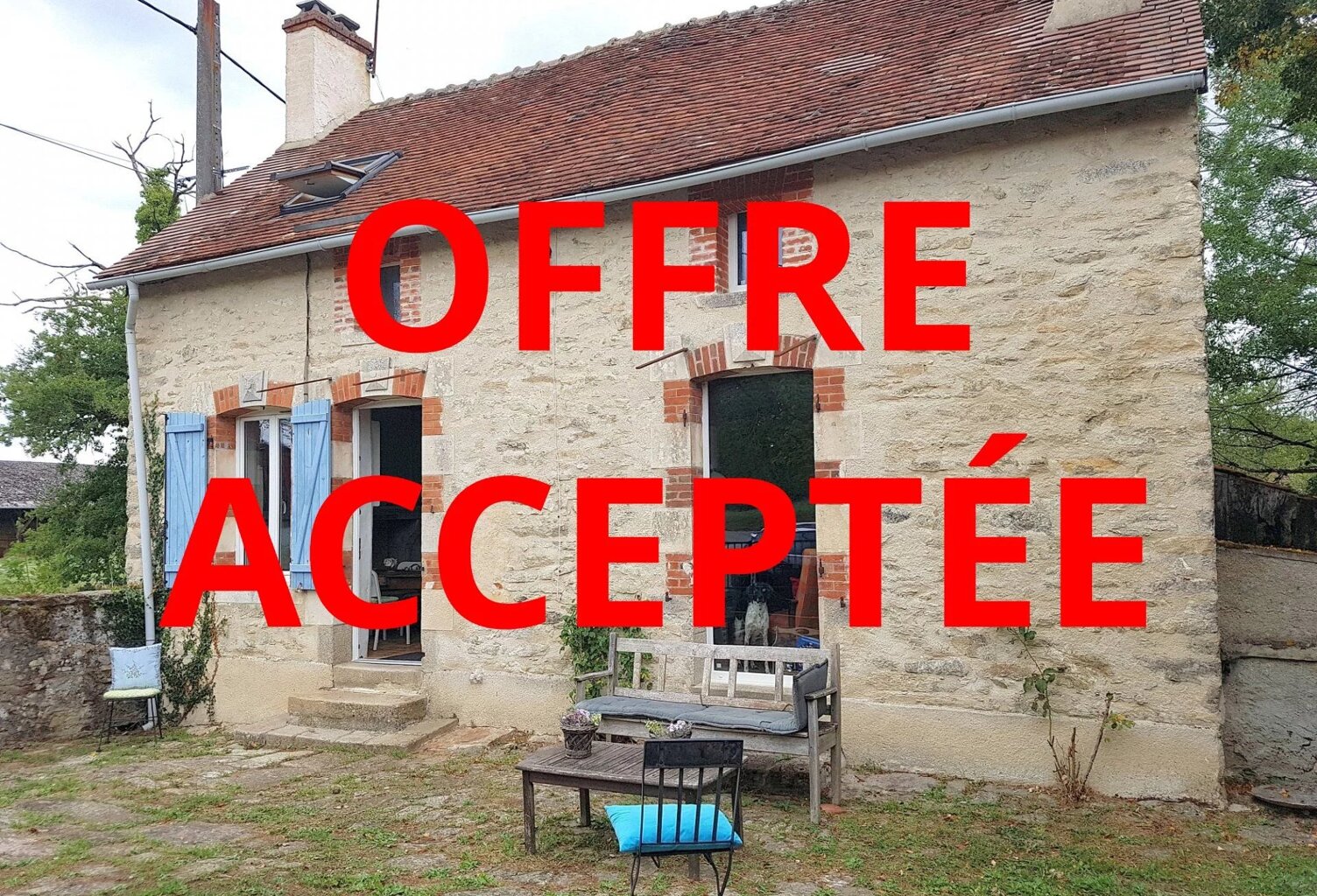 Maison avec grange à vendre proche Lussac les Eglises 87 — photo 1