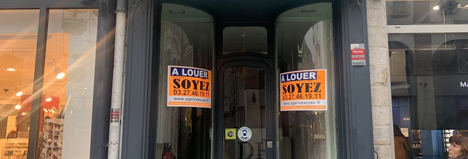 Commerce  66 m² à louer à Valenciennes (59300)