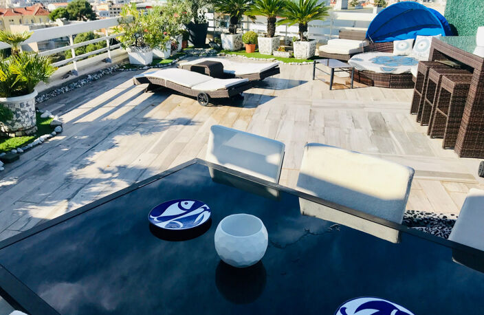 CANNES PENTHOUSE T3-T4 DE 140M2 TERRASSES 140M2 VUE MER PISC — photo 4