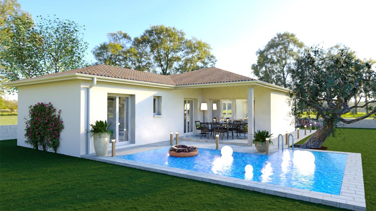 maison 90 m2 à construire à Saubrigues (40230)
