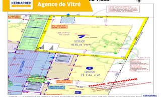 Terrain  550 m² à vendre à Vitré (35500)