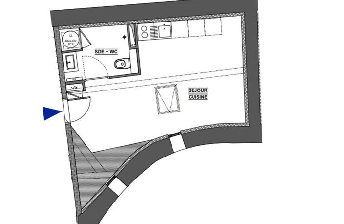 Vente appartement 1 pièce 25 m² Tarare (69170) — photo 3