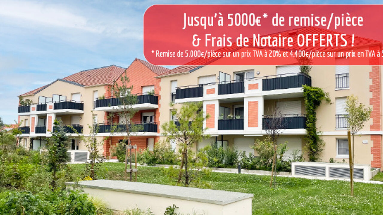 appartement neuf T3 pièces 60 à 64 m2 à vendre à Dammarie-les-Lys (77190)