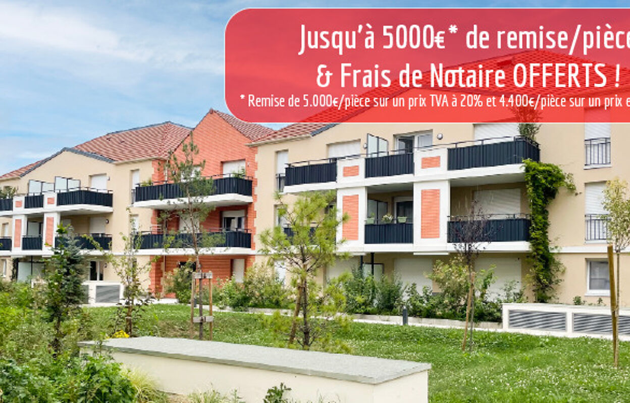 appartement neuf T3 pièces 60 à 64 m2 à vendre à Dammarie-les-Lys (77190)