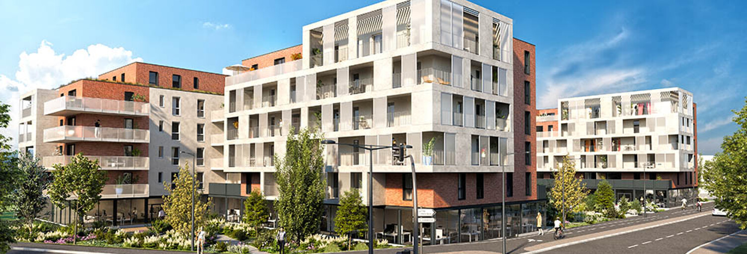Appartement neuf T2, T3 Pièce 47 à 65 m² à vendre à Strasbourg (67000)