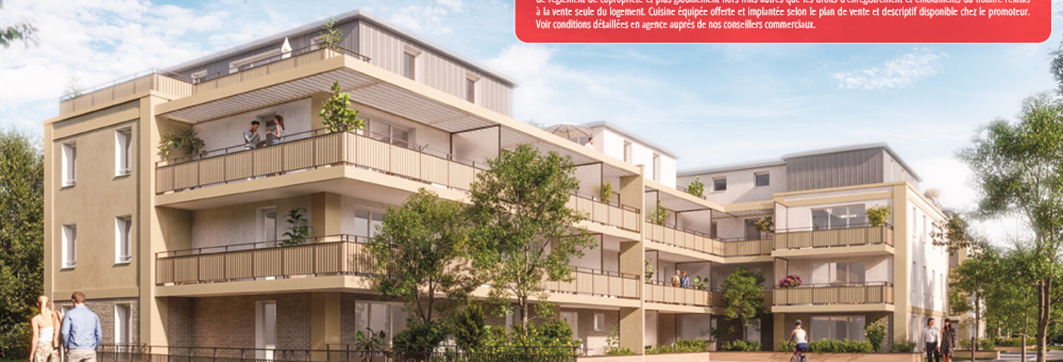 Appartement neuf T3, T4 Pièce 59 à 81 m² à vendre à Dammarie-les-Lys (77190)