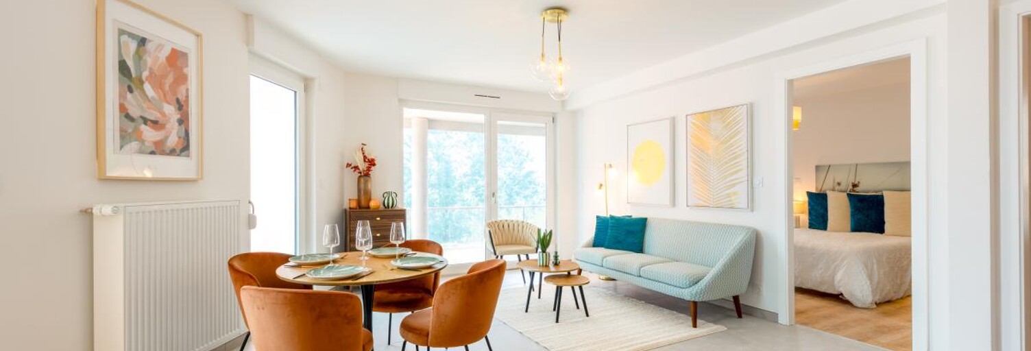 Appartement neuf T2, T3 Pièce 37 à 65 m² à vendre à Saint-Louis (68300)