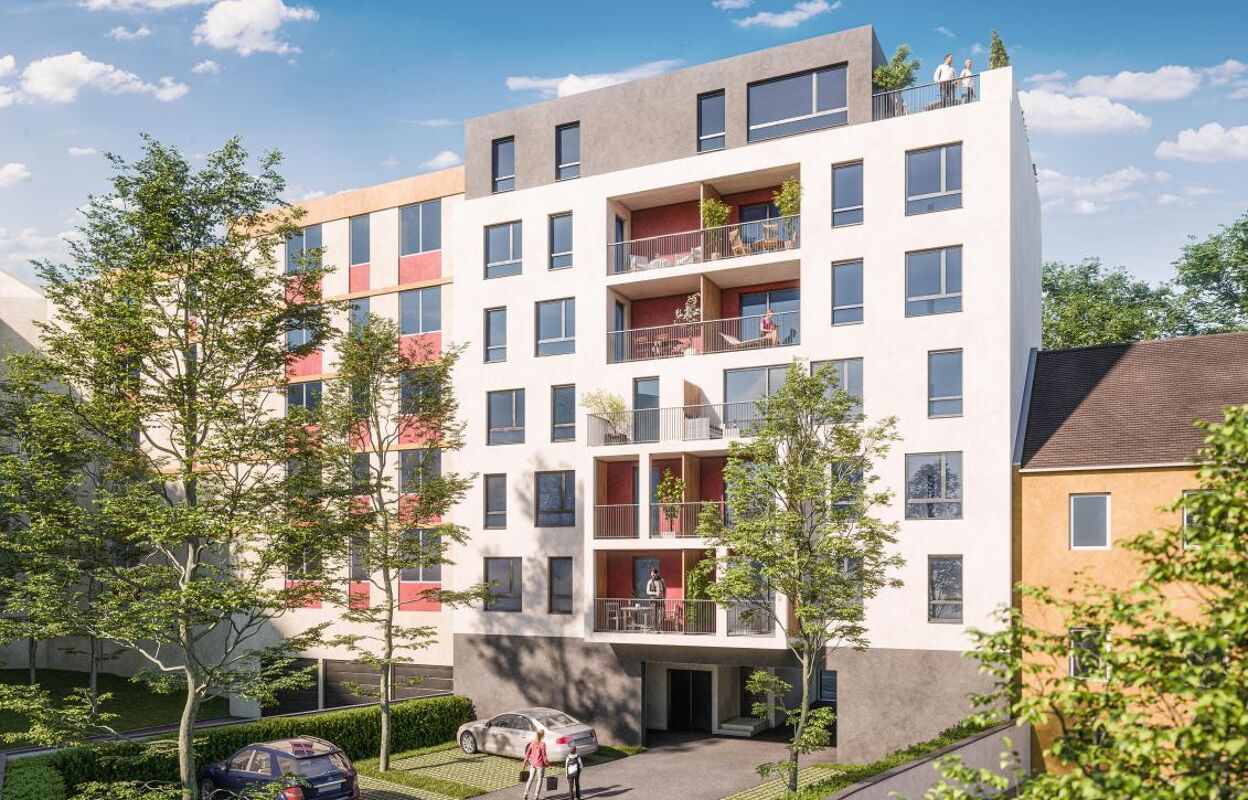 appartement neuf T1, T2 pièces 24 à 45 m2 à vendre à Metz (57000)