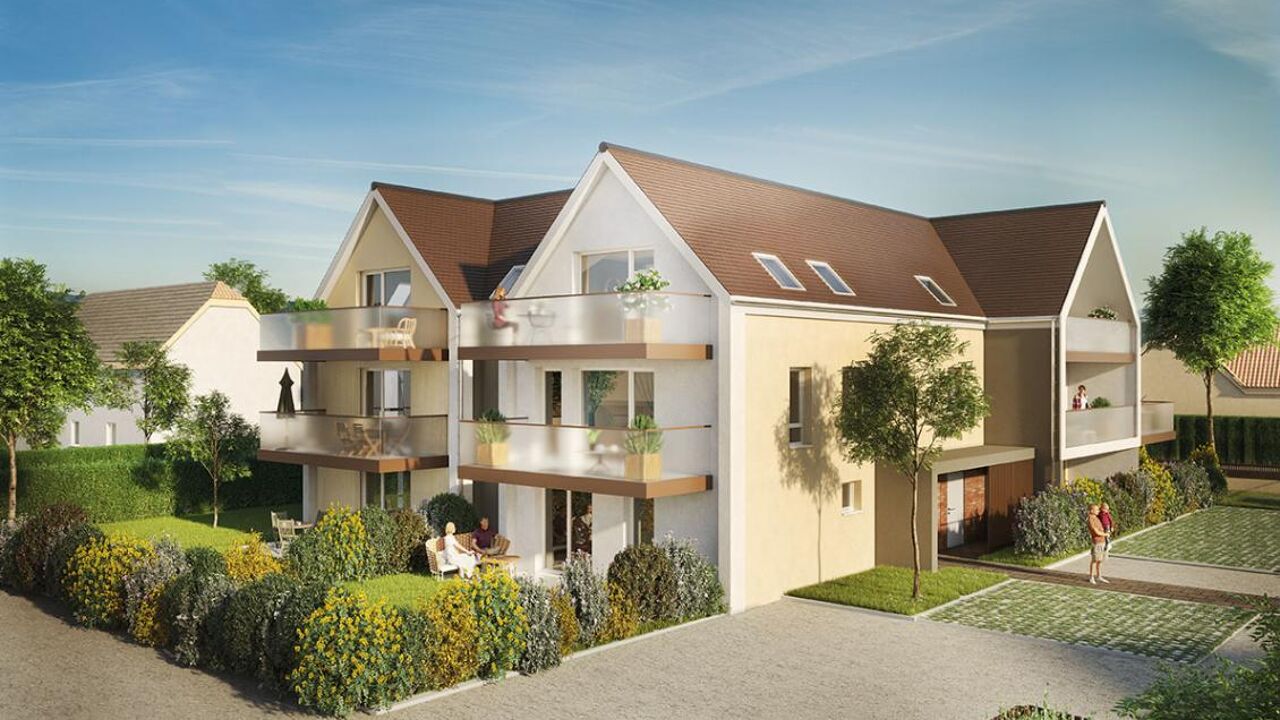 appartement neuf T2, T4 pièces 42 à 77 m2 à vendre à Wittenheim (68270)